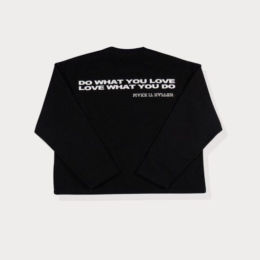 MAKE IT HAPPEN(S) SWEATSHIRT CROPPED